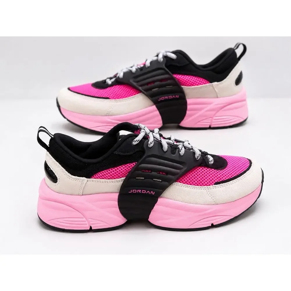 Air Jordan Trunner O/S Wolf Gray Black Pink Sneakers, Size 10.5 BML IB3722-002